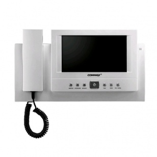 Commax CAV-71B Монитор цветного видеодомофона, 7.0&amp;quot;, TFT LCD, PAL/NTSC, трубка + Hands Free, на 4 вызывных блока (подключаются через CDS-4CM) встроенная память, AC 110-240В