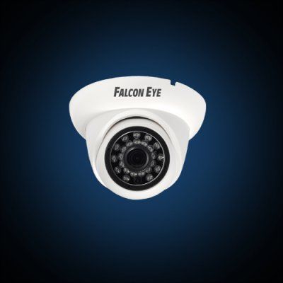 Falcon Eye FE-ID1080MHD/20M Уличная купольная цветная гибридная AHD видеокамера