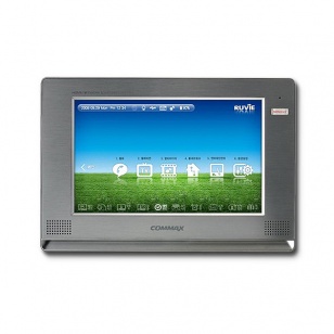 COMMAX CDP-1020AD (Серебро) Монитор цветного видеодомофона, 10.2", TFT LCD, NTSC, управление на экране (Toch Screen) без трубки (Hands Free), подключение инд. вызывного блока, энергонезависимая память на 128 кадров,управление освещением(до 20 тчк.), охра