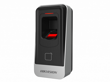 Hikvision DS-K1201EF Считыватель отпечатков пальцев и EM карт,5000 отпечатков, 62x132x44, RS485