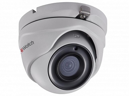 HiWatch DS-T503 (6) 5Mp уличная HD-TVI камера с ИК-подсветкой до 20м, 1/3&quot; CMOS матрица; объектив 6мм; угол обзора 46°; 2592x1944@20к/с, 2560x1440@25к/с; механический ИК-фильтр; 0.01 Лк@F1.2; DNR; EXIR Smart ИК; OSD-меню; видеовыход: 1 х HD-TVI; IP67