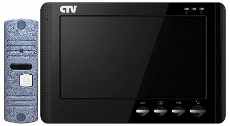 CTV DP1704MD B Комплект цветного видеодомофона (7&amp;quot;), в составе: панель CTV-D10NG, монитор CTV-M1704MD B
