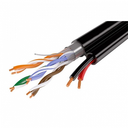 Eletec 5E 2x2x0.5 + 2x0.75 OUTDOOR кабель FTP комб., 200м