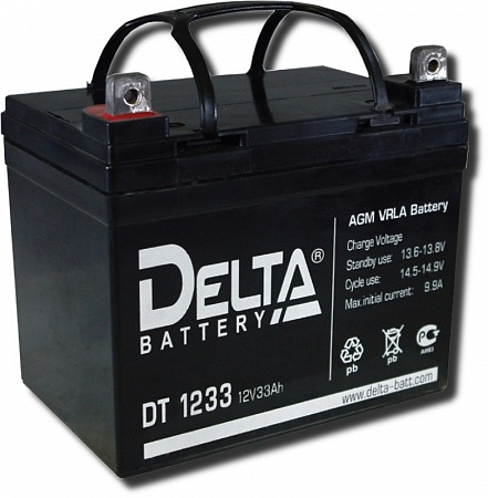 Deltа DT1233 Аккумулятор герметичный свинцово-кислотный
