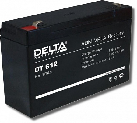 Deltа DT612 Аккумулятор герметичный свинцово-кислотный