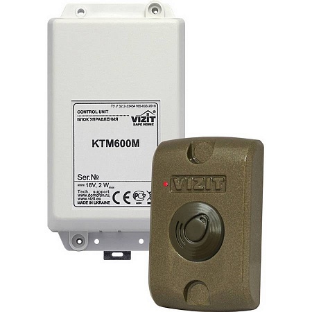 Vizit КТМ601F Контроллер ключей VIZIT  -  RF3 (RFID  -  13.56МГц, до 2680 ключей)