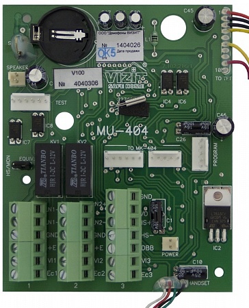 Vizit ЗИП МУ-404C Модуль управления для мониторов VIZIT  -  M404C