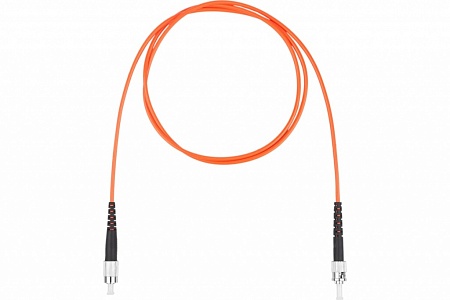 DATAREX Шнур оптический коммутационный патч-корд, FC-ST симплекс (simplex) OM2, нг(А)-HF, оранжевый, 10 м