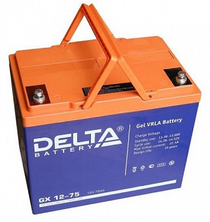 Deltа GX12-75 Аккумулятор герметизированный cвинцово-кислотный