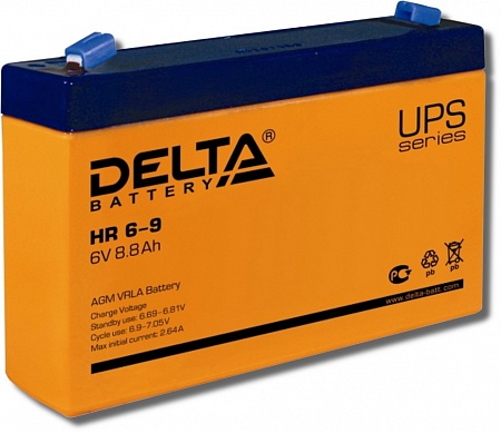 Deltа HR6-9 Аккумулятор герметизированный cвинцово-кислотный