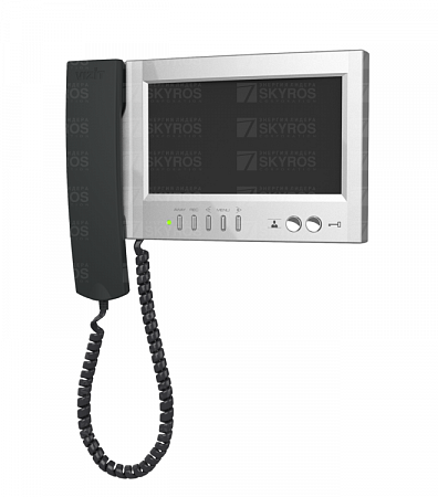 Vizit M467МS (Silver) Монитор цветного видеодомофона, 7&amp;amp;amp;quot;, память до 250 ч/б кадров, серебро