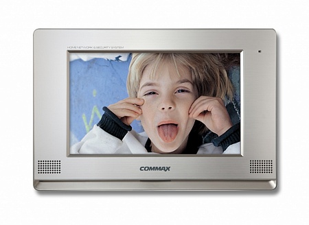 Commax CDP-1020AD/CDT-300 Монитор цветного видеодомофона, 10.2&amp;quot;, TFT LCD, NTSC, управление на экране (Toch Screen) без трубки (Hands Free), подключение инд. вызывного блока, энергонезависимая память на 128 кадров, подключение беспроводной видео трубки CD