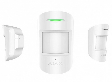 Ajax CombiProtect (White) (7170.06.WH1) Комбинированный датчик движения и разбития стекла с иммунитетом к животным