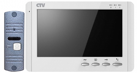 CTV DP1704MD W Комплект цветного видеодомофона (7&amp;quot;), в составе: панель CTV-D10NG, монитор CTV-M1704MD W