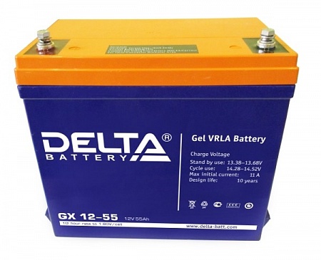 Deltа GX12-55 Аккумулятор герметизированный cвинцово-кислотный
