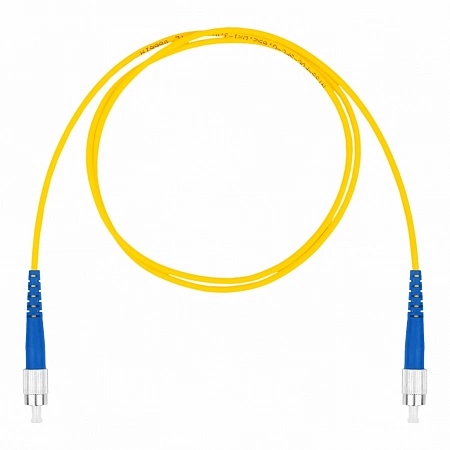 Шнур оптический коммутационный (патч-корд), FC-ST симплекс (simplex) OS2, нг(А)-HF, желтый, 5,0 м