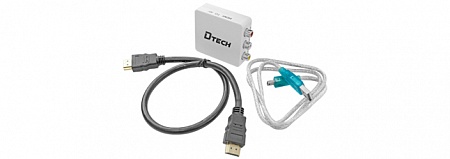 Айтек ПРО HDMI to AV Конвертер предназначен для преобразования сигнала HDMI 1080p в аналоговый, до разрешение 960H