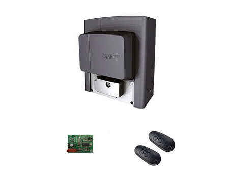 CAME "BKS12AGS combo KIT" Комплект автоматики для откатных ворот до 1200кг, интенс. 50%, в составе: привод BKS12AGS (801MS-0080), приемник 001AF43S, брелок 806TS-0310 (TOP44FGN) (2шт)