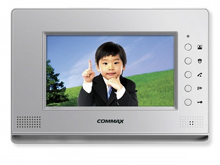 Commax CAV-70GA (Серебро) Монитор цветного видеодомофона, 7.0&amp;quot;, Hands Free, вызов и связь с консьержем, подъездным блоком, индивидуальным входом,АС 230В
