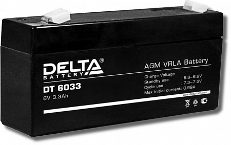 Deltа DT6033 Аккумулятор герметизированный cвинцово-кислотный