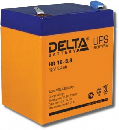 Deltа HR 12-5.8 Аккумулятор герметизированный cвинцово-кислотный