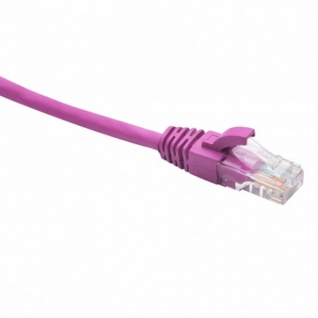 RJ45-RJ45 U/UTP Cat.5e LSZH нг(А)-HF (DR-181708), Патч-корд (коммутационный шнур), 1.5м, маджента